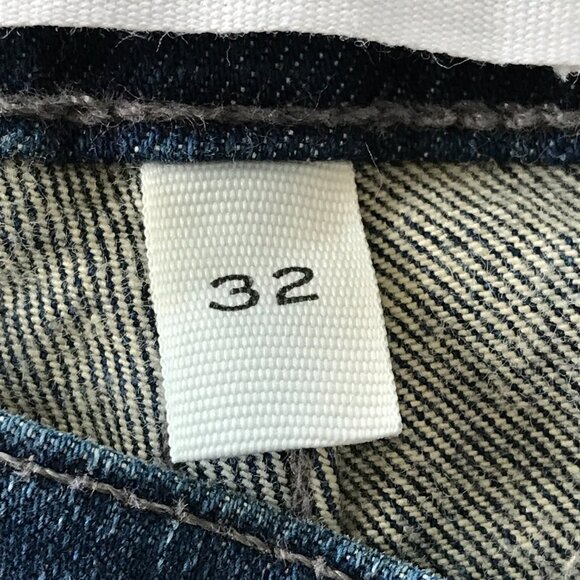 Frame Le Flare De Francoise Flare Jeans Women 32 Blue Mid Rise Raw Hem Preppy - Picture 4 of 15